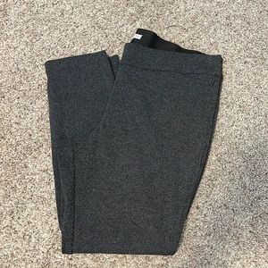 Greg/black thin striped pull on work pants